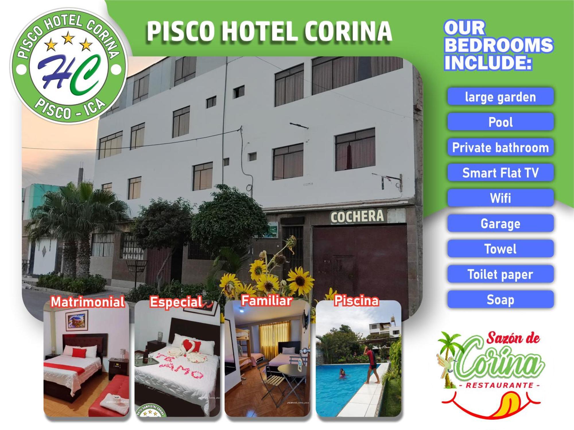 Pisco Hotel Corina Buitenkant foto